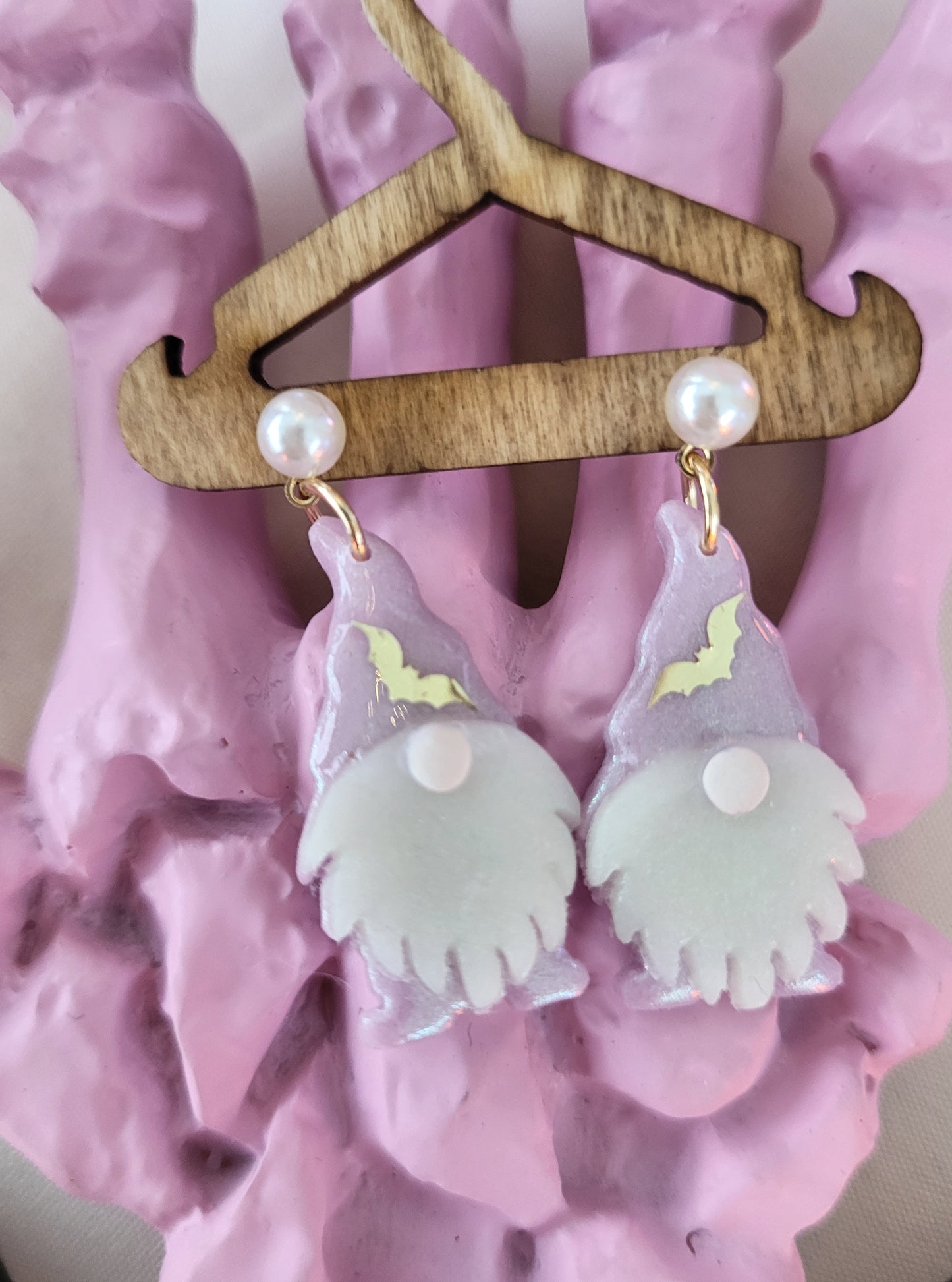 Spooky gnome earrings