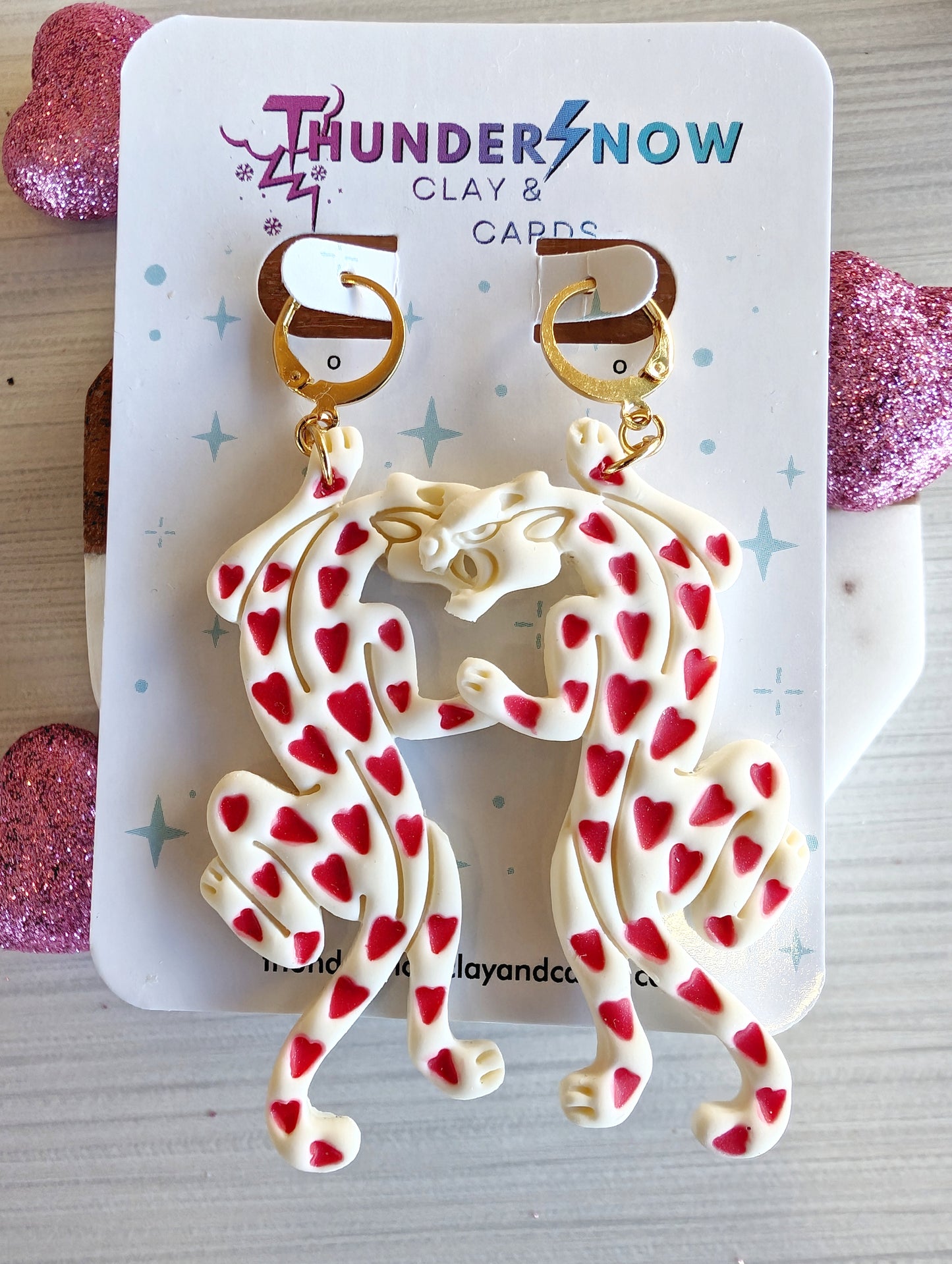 Cheata heart earrings