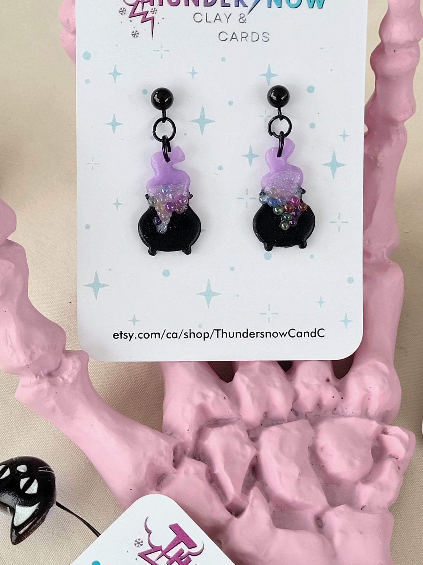 Cauldron earrings