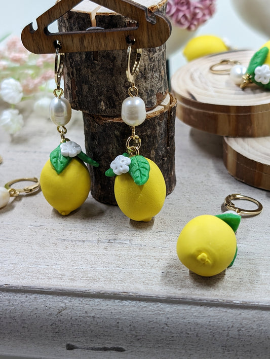 Lemon drop earrings